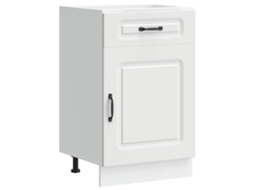 Kalmar Branca MAISON EXCLUSIVE Armário de Cozinha Baixo em Madeira Artificial