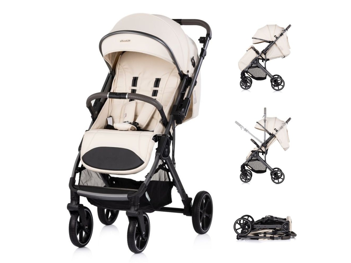 Carrinho De Bebé Omnia Com Pega Reversível Até 22 Kg De Peso Chipolino - Cashmere