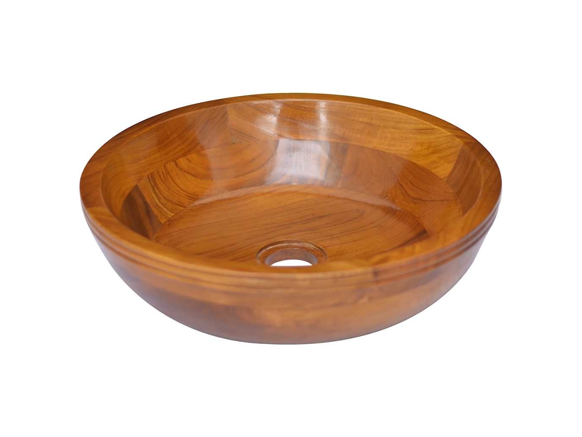 Basin, Basins Vidaxl Marrom Teca