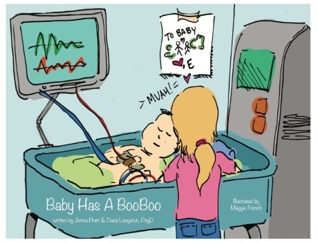 Livro Baby Has A BooBoo (Warrior Siblings) Jenna Pratt, Dana Langston (Inglês)