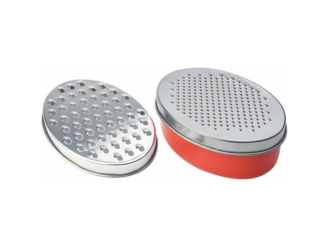 Suporte De Cozinha Em Aço Inoxidável, Para Queijos, Parmesão Com Caixa Armazenamento Aquaforge (vermelho)