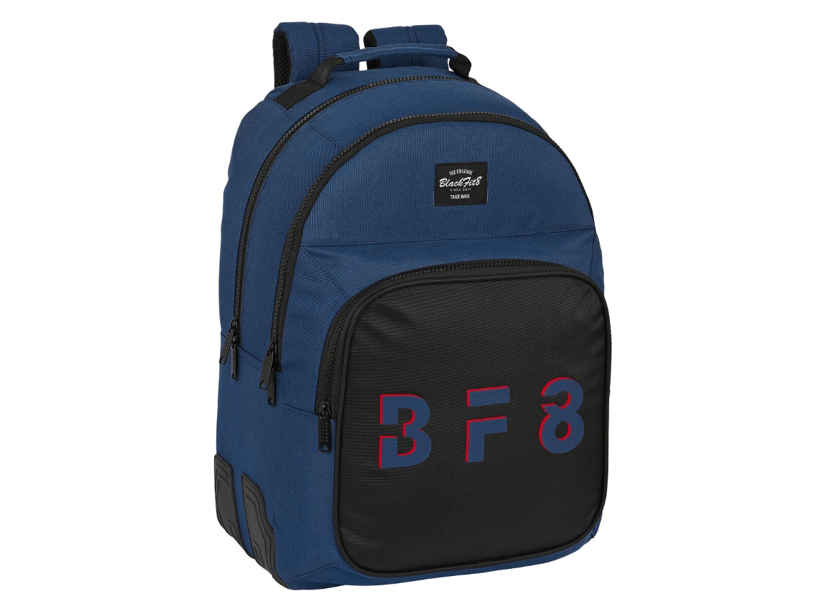 Mochila Escolar BLACKFIT8 Urban Preto Azul Marinho 32 x 42 x 15 cm