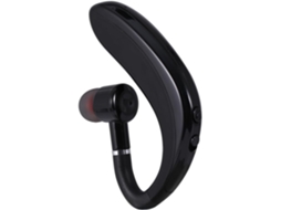 Fone De Ouvido Sem Fio Para Dirigir E Se Com Um Lado Em Plástico Preto