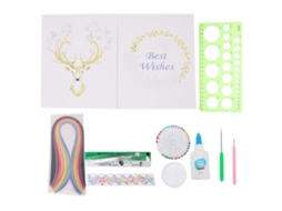 Kit De Ferramentas Para Quilling De Papel Para Iniciantes 36 Tiras De Cores Lápis Quilling Alfinetes Pérola