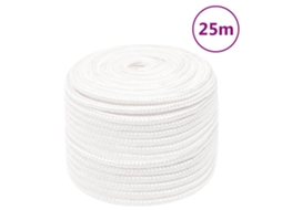 Vidaxl Corda De Barco 12 Mm 25 M Polipropileno Branco Completo