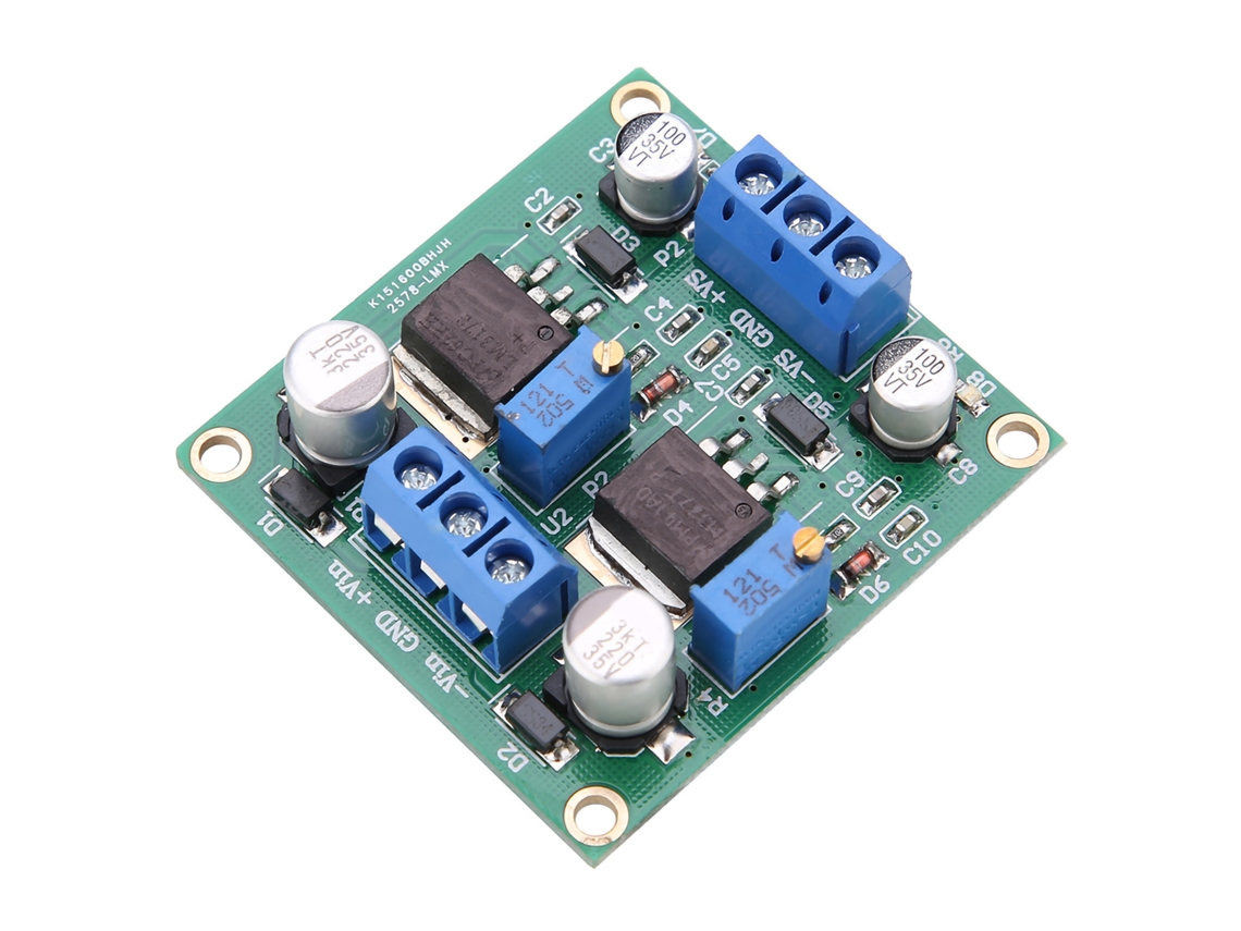 Módulo de Potência Estabilizadora Lm317/337 Ajustável Linear com Baixo Ripple e Proteção Contra Curto circuito