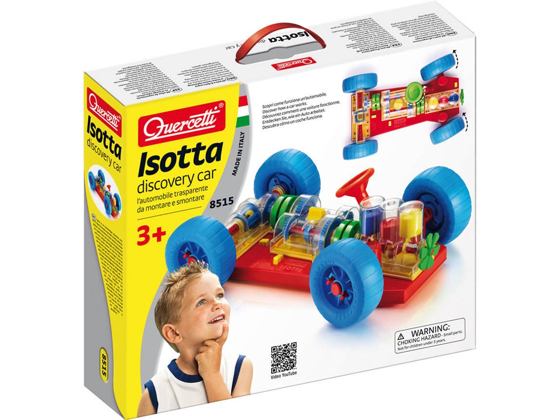 Jogo Educativo QUERCETTI O Meu Carro Discovery Transparente (Idade Mínima:  3 Anos - 40 x 34 x 9 cm)