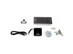 Laxiscreed Visor De Porta Eletrônico Inteligente Com Tela Hd De 4,3", Intercomunicação Remota
