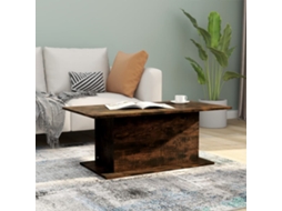 Vidaxl Mesa De Centro 102x55,5x40 Cm Derivados Madeira Carvalho Fumado