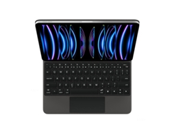 Capa protetora MDUG com teclado e touchpad para tablet em português e vários outros idiomas.