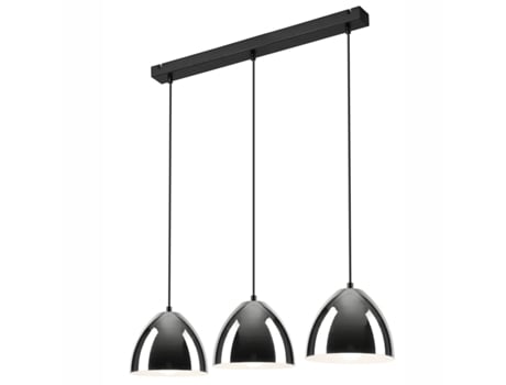 Candeeiro Suspenso Mia Metal Prata 83X70X19 Cm EPIKASA