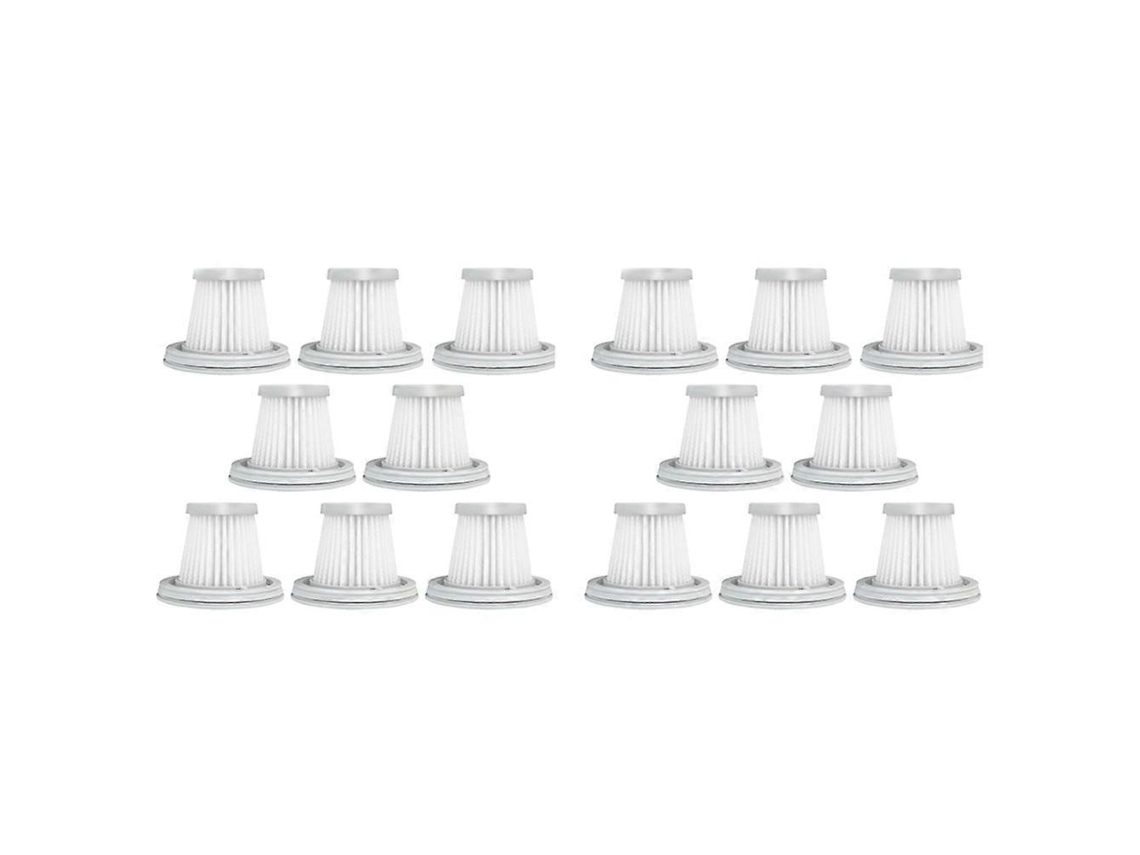 16 Embalagem Hepa Filtro Para Xiaomi Mijia Handy Aspirador Casa Carro Mini Sem Fio Lavável Peça Sobressalente