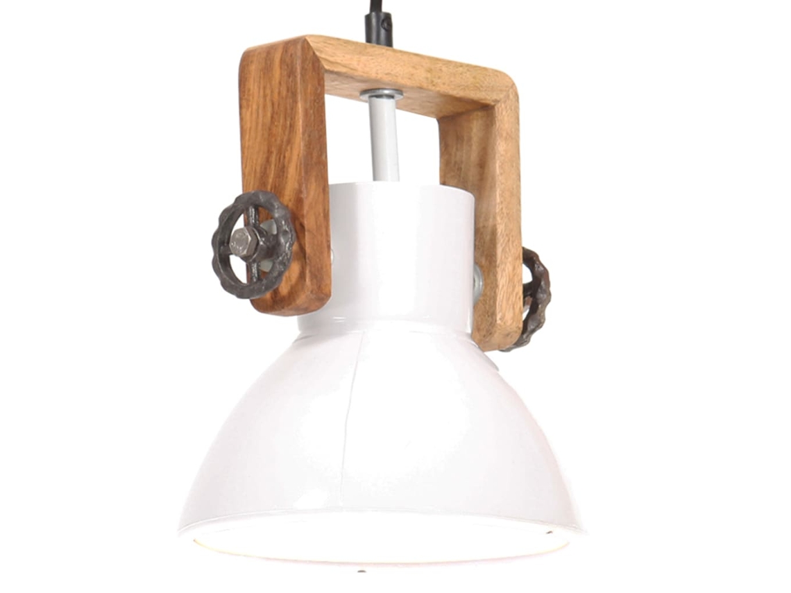Hanging Lamp, Hanging Lamps Vidaxl Branco Ferro (ø 19 Cm)