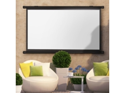 Tela de Projeção 30" 16:9 4:3 Portátil, para Uso Doméstico e Externo