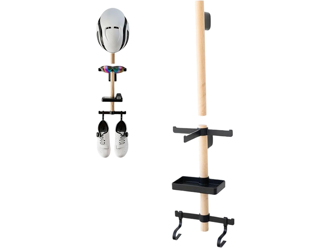 Suporte Motocicleta, Gancho Com Prateleira De Armazenamento Para Jaquetas De Beisebol, Óculos, Sapatos