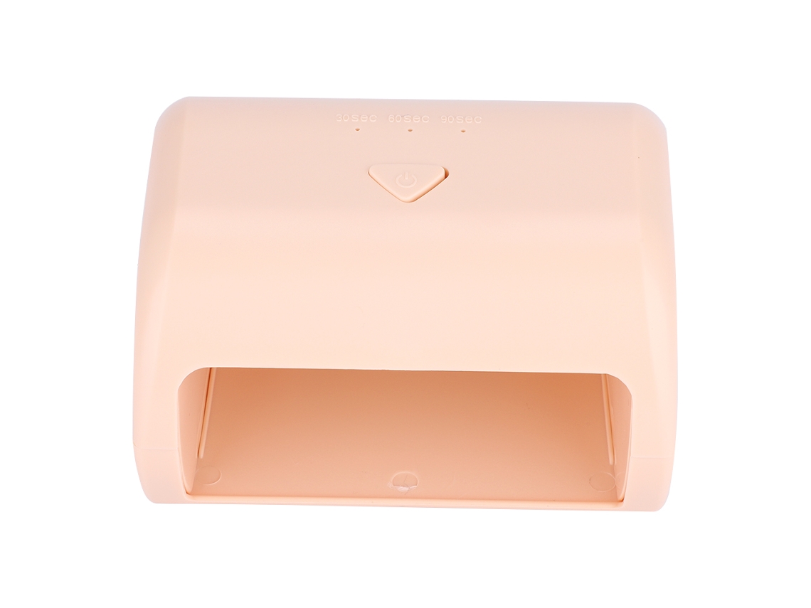 Lâmpada Uvled Para Unhas Secador De Esmalte Secador De Unhas Com 3 Modos De Timer 9w Cor Rosa Champanhe
