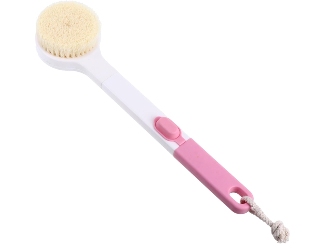 Escova De Banho Longa Wooneky Com Cabo Macio, Escova Esfoliante Corporal, Acessório Para Prática, Rosa