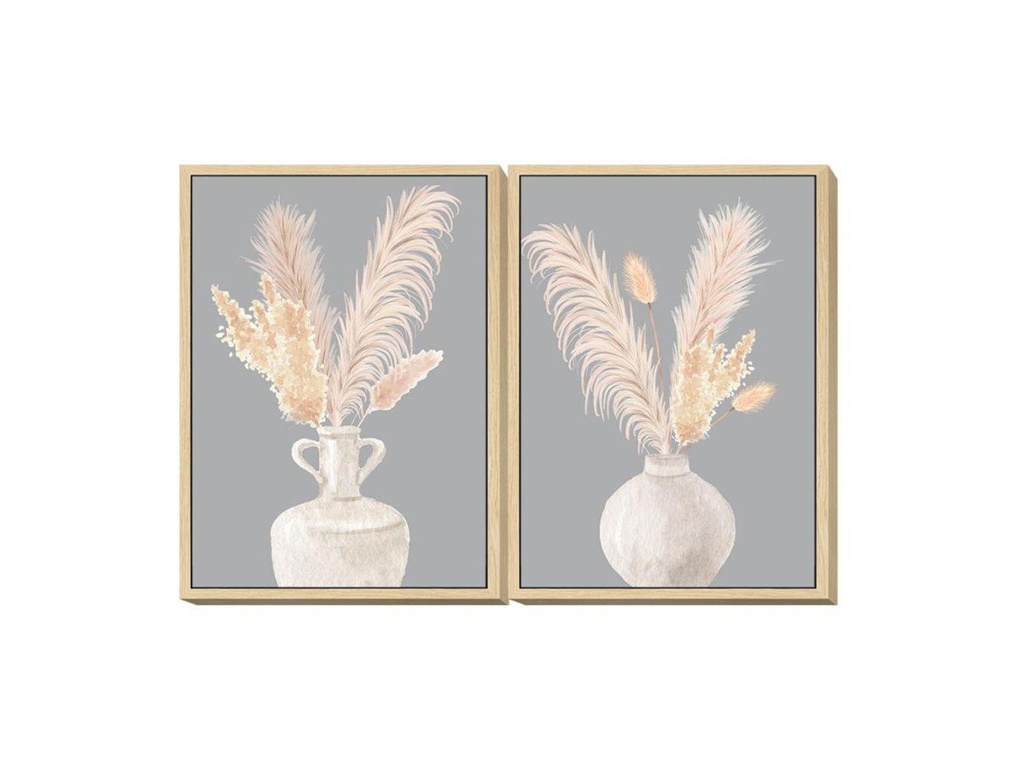 Pintura Dkd Home Decor Vaso 50 X 4 X 70 Cm 2 Pcs