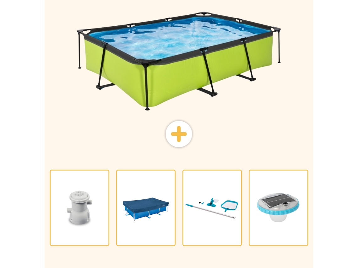 Exit-toys Piscina Exit Retangular - 300x200x65 Cm - 5-peças S247