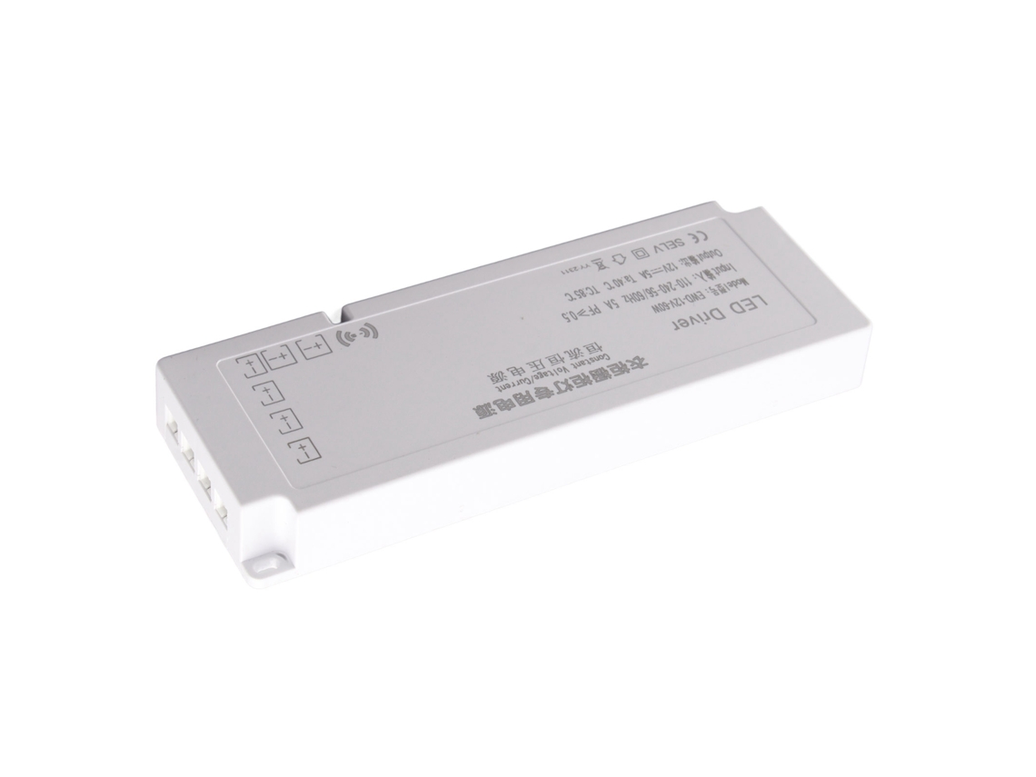 Laxiscreed Fonte De Alimentação Led 12v 60w Para Iluminação, Compatível Com 6 Portas E 100-240v