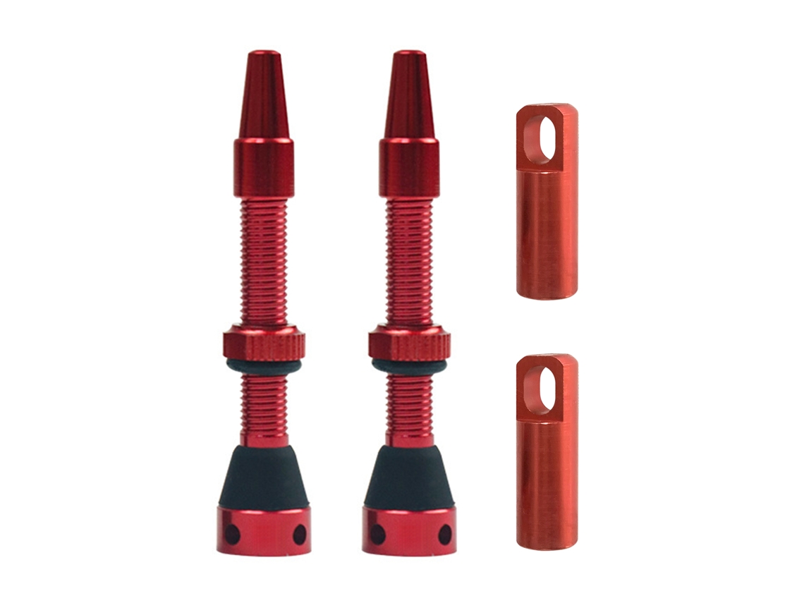 2pcs Válvula Presta Alumínio Bicicleta Aro Sem Câmara Mtb Ciclismo Estrada