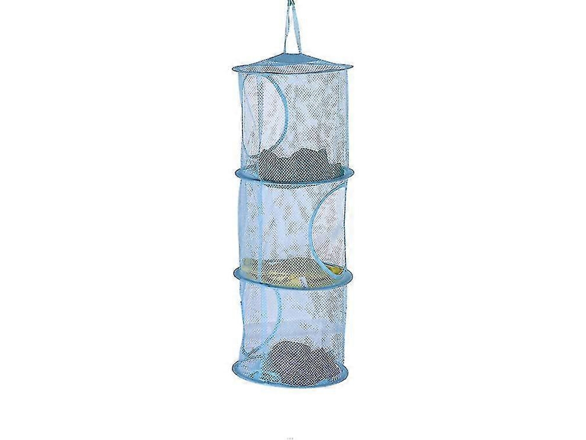 Cesta De Malha Para Guardar Brinquedos Infantis, Cesta Pequena De Roupas Portátil E Dobrável Olysi Shop (1 Pacote)