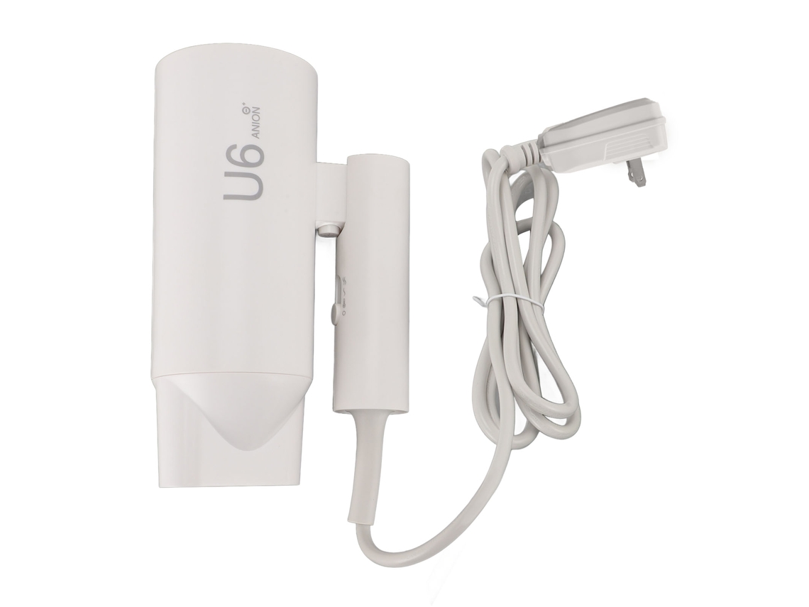Secador de Cabelo Iônico com Íons Negativos Dobrável Secagem Rápida Controle de Temperatura Constante 1100w | S/MARCA