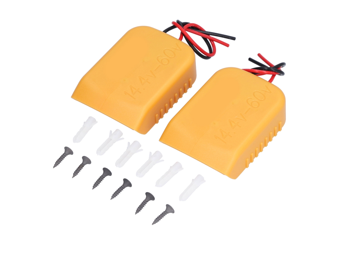Laxiscreed Adaptador De Bateria Para Docking | Fonte De Energia 14.4-60v Com Conector De 14-gauge