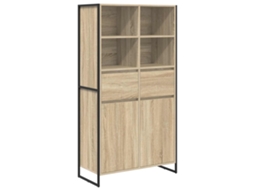 Buffet 2 Pcs Sonoma 81x36x150,5 cm Madeira Processada MAISON EXCLUSIVE