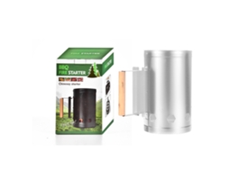 Iniciador de Fogo com Carvão Inox Resistente Ao Calor