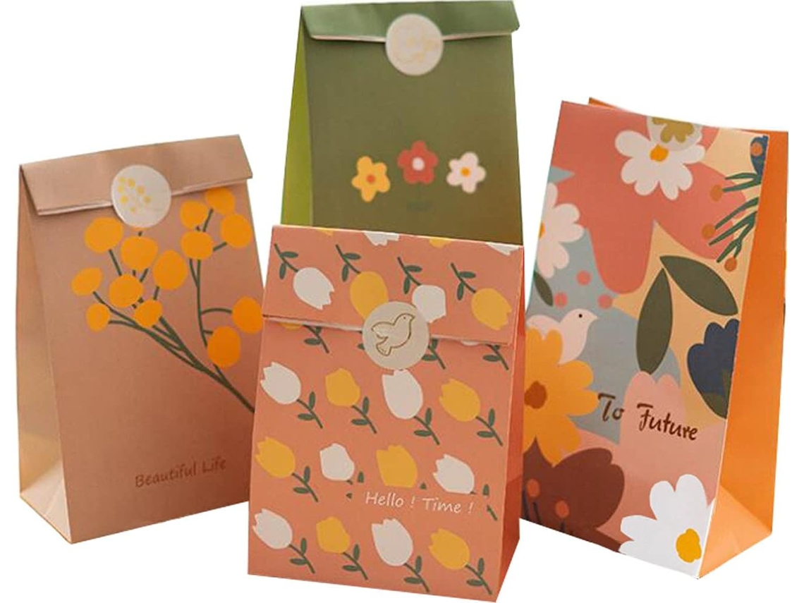 Conjunto Com 30 De Presente De Natal Papel, Para Presente Reutilizável