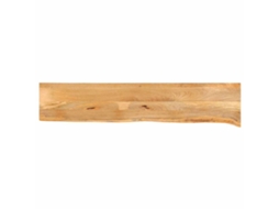 Vidaxl Tampo De Mesa C/ Borda Viva 160x40x2,5 Cm Mangueira Maciça