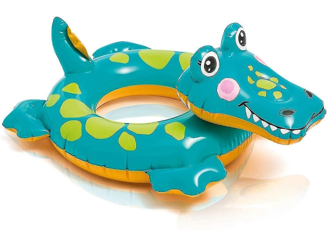 Boia Inflável Crocodilo para Piscina, Praia e Lago AQUAFORGE