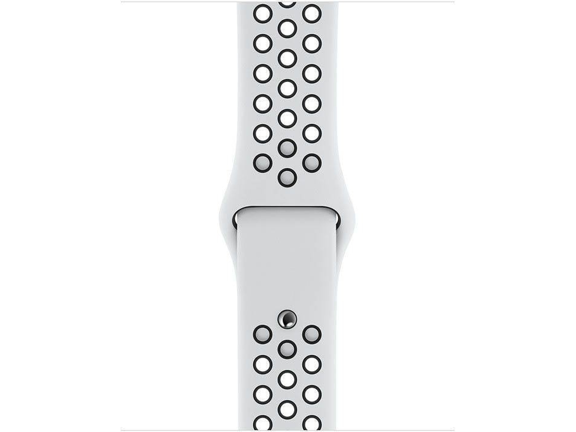 Bracelete APPLE Watch 40 mm Sport Band Nike Platina-Pura, Preto