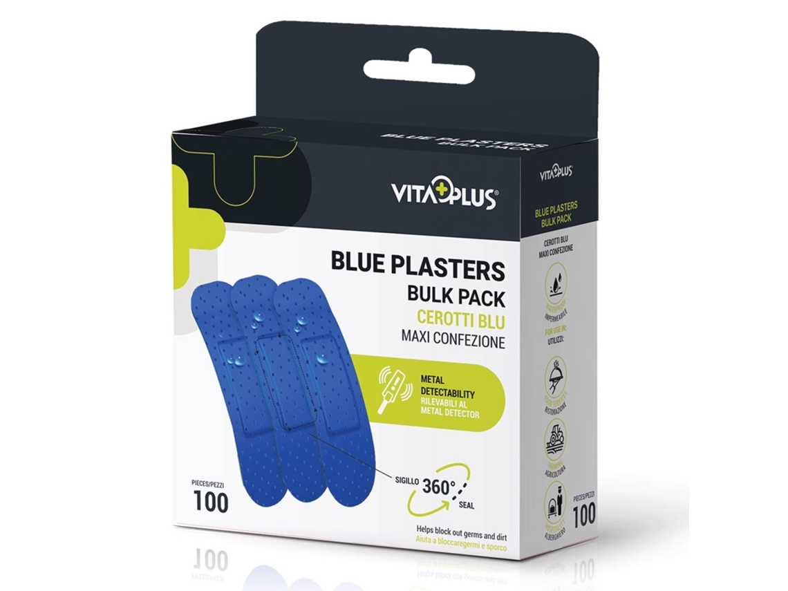 Pensos Azuis Detetáveis Vitaplus