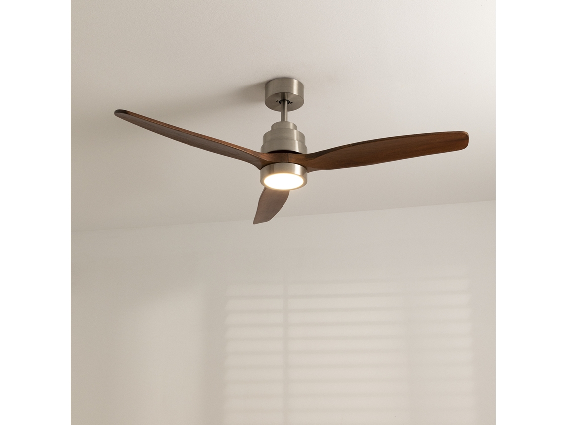 Create - Wind Stylance Natural Wood - Ventoinha De Teto 40w Silencioso 100% Madeira Vários Tamanhos