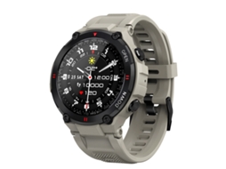 Smartwatch Senbono K22 com chamadas Bluetooth, monitor de frequência cardíaca e pressão arterial para Android e iOS.