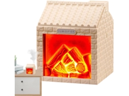 Umidificador Para Quartos, De Interiores Com Luz Noturna Led, 200 Ml, Difusor Aromaterapia