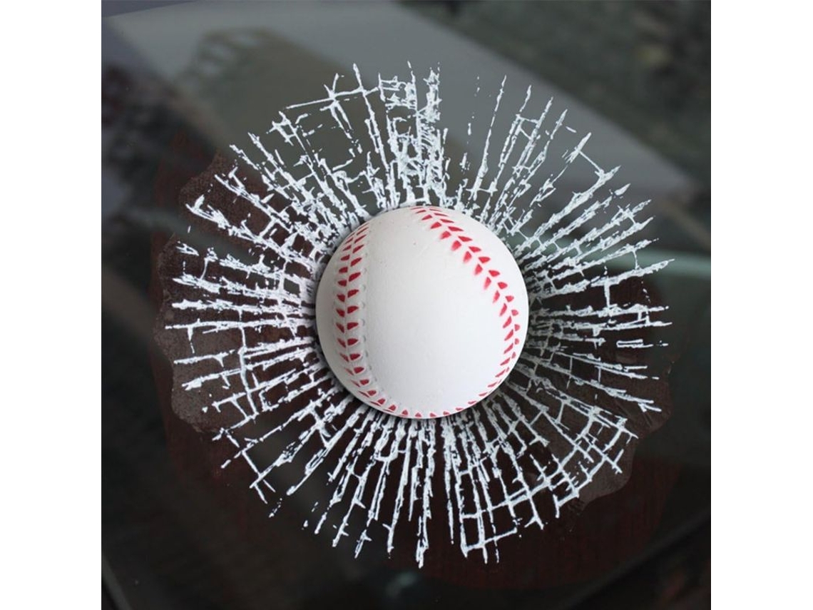 Sticker De Ventana De Coche 3d Simulación Deportiva Golf/béisbol Resistente Al Agua Y Sol Autoadehesivo