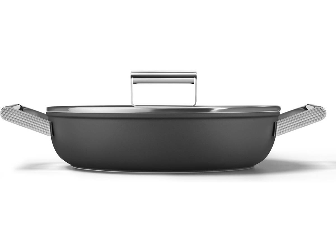 Caçarola SMEG DPF2812BLM Preto (28 cm)