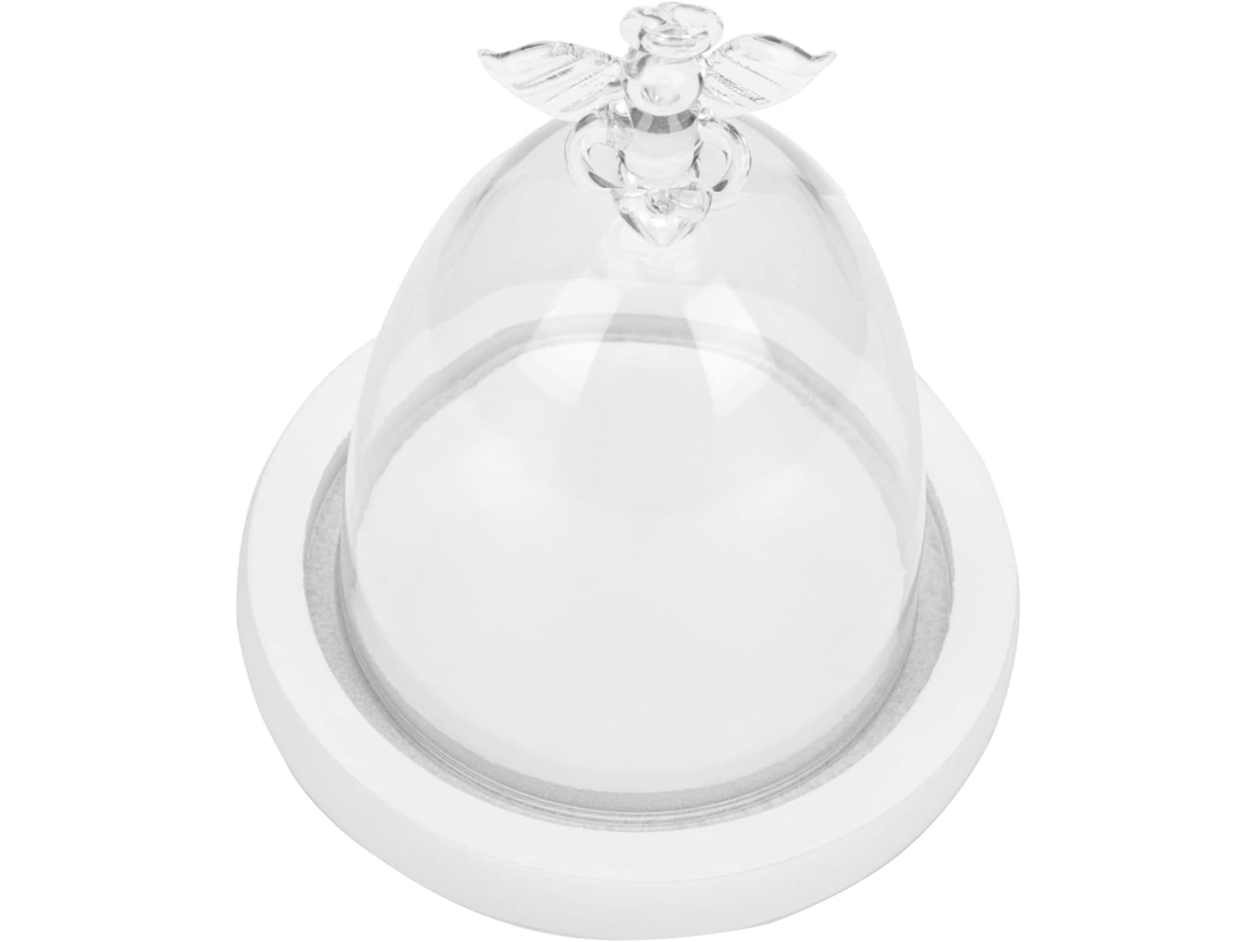 Cúpula De Vidro Para Micro-paisagem Com Flores Eternas E Base.