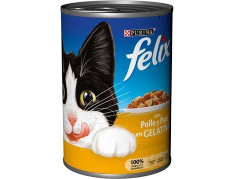 Ração para Gatos  (400 g - Húmida - Sabor: Frango e Pato)