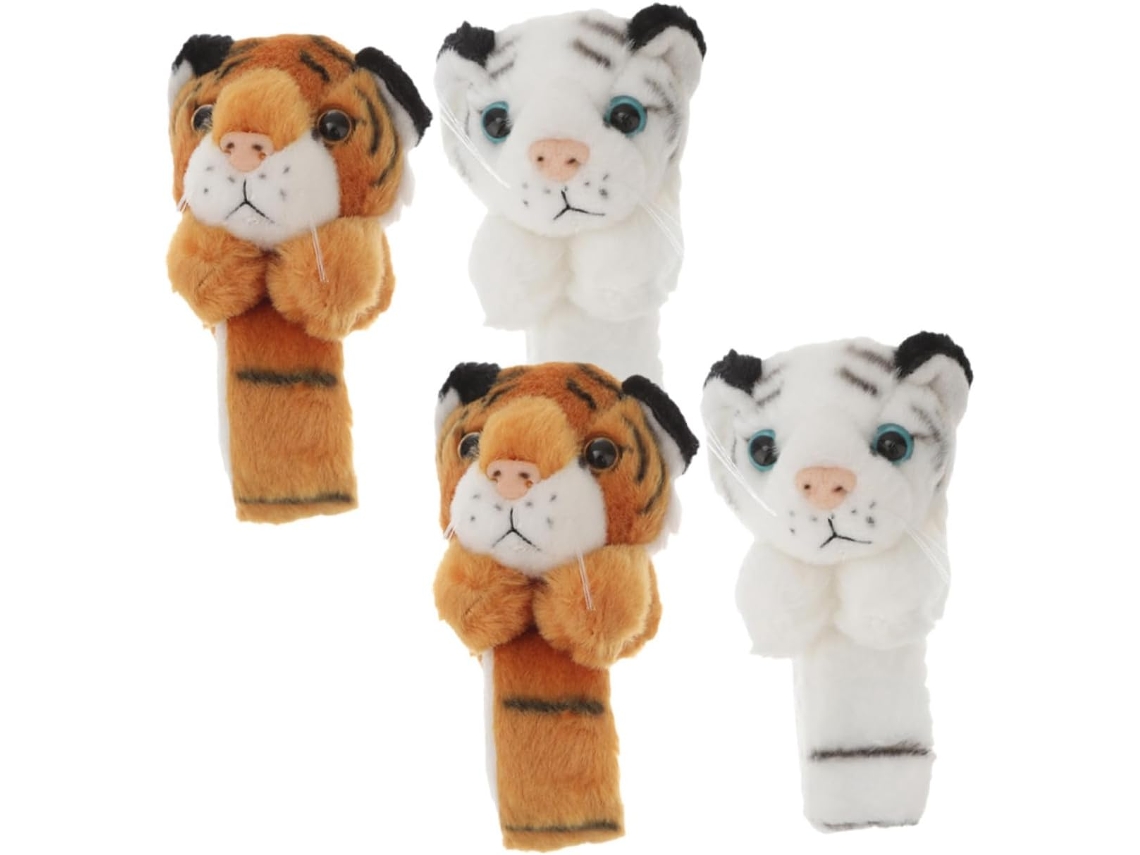 Conjunto de 4 Pulseiras de Animais com Fecho de Pressão CHABERLU