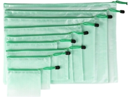 Conjunto de 9 Bolsas Transparentes de Pvc Resistentes À Água com Fecho. SFUSHOS