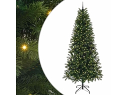 Conjunto 1 Árvore Artificial Vidaxl Verde Plástico (240 Cm)