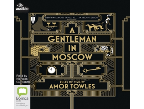 Livro a gentleman in moscow de amor towles (inglês)