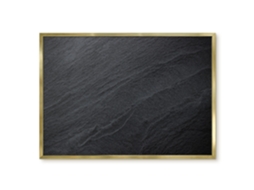 Quadro magnético para parede com estampa de tijolos para quarto Espelharte (70x50 cm)
