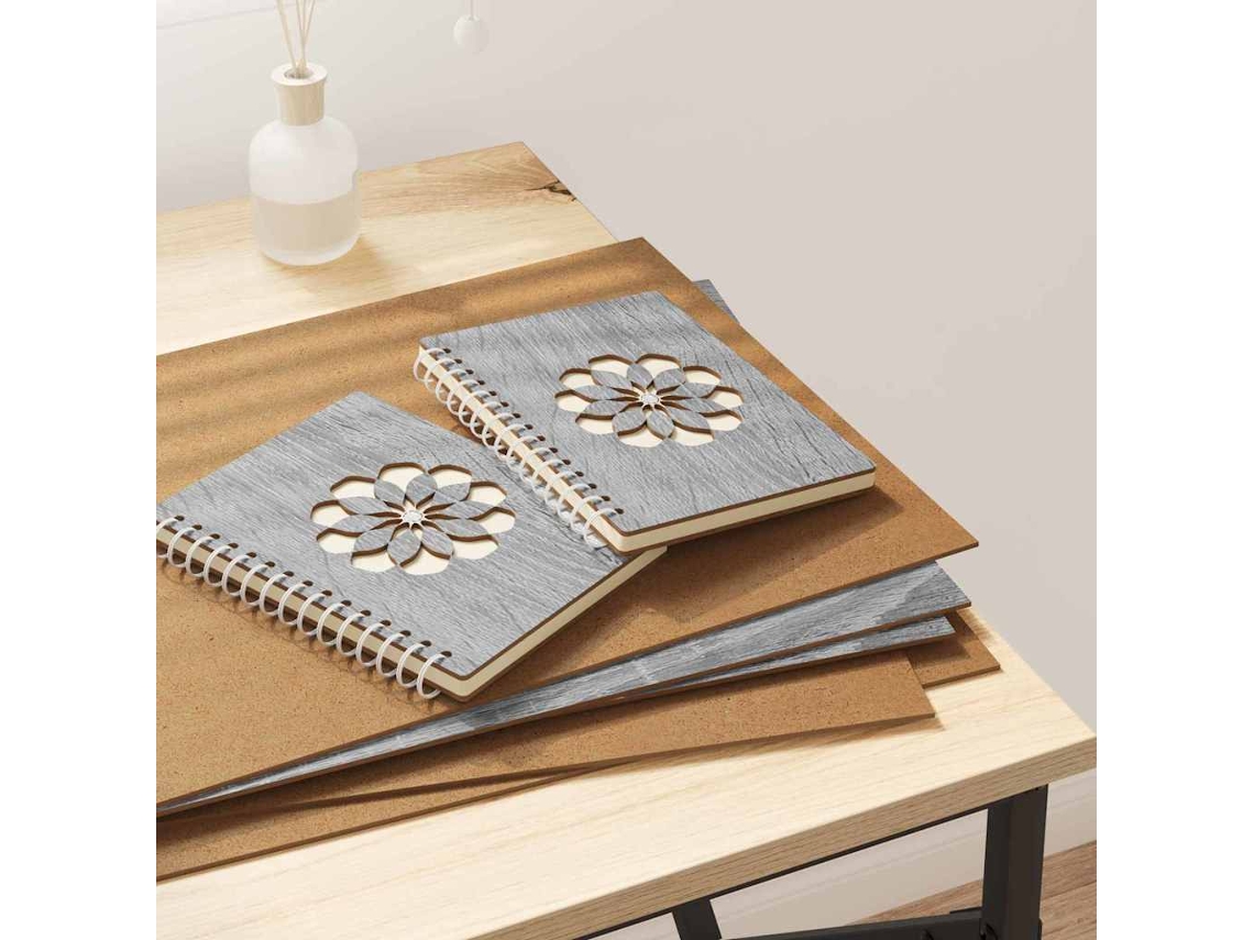 Vidaxl Painéis De Decoração 12 Unid. Sonoma Cinzento 30 X 42 X 0,27 Cm