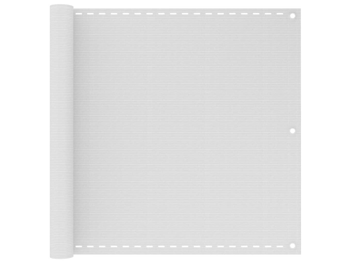 Vidaxl Tela Varanda Hdpe 90x400 Cm Branco