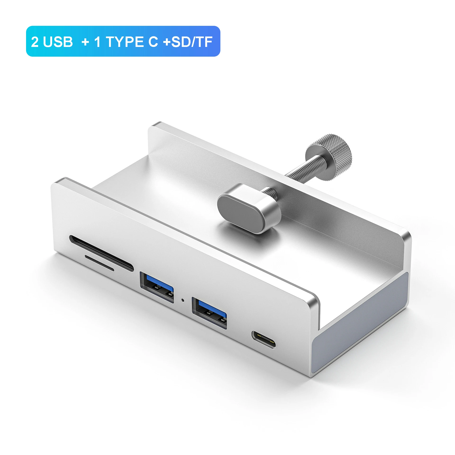 Estação de Acoplamento Alta Velocidade 5 Gbps 2 Usb 1 Tipo c 1 Cartão Sd MDUG